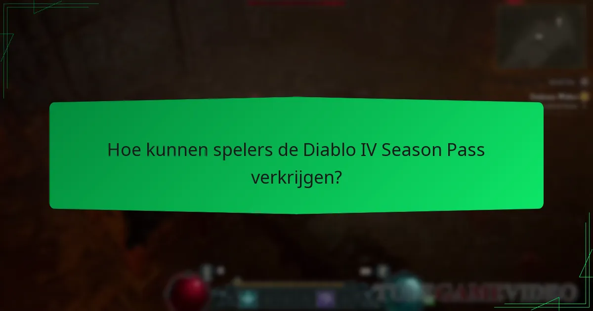 Welke soorten beloningen zijn beschikbaar in de Diablo IV Season Pass?
